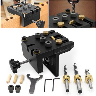 OEM Posicionamiento De Agujeros Para Bolsillos De 6/8/10/15 Mm 3 En 1 Con Clip De Posicionamiento Gu&iacute;a De Perforaci&oacute;n Ajustable Localizador De Brocas Para