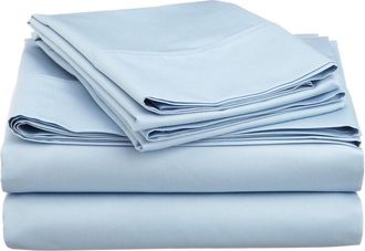 Superior 600 Thread Count Solid Cotton Rich Sheet Set