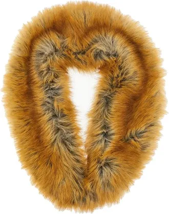Stand Studio Stand Studio - Zofia Faux Fur Shawl Collar - unisex - Accessoires - Bruin - Maat: ONE Size Viscose
