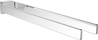 Emco Emco - Toallero Cue Cromado, 2 Brazos, R&iacute;gido, 431 Mm, 325000143
