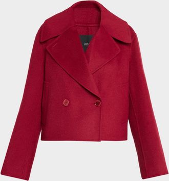 Joseph Delano Cropped Double-Faced Jacket