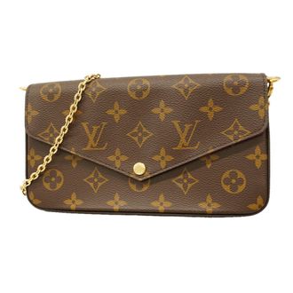 Louis Vuitton Fuchsia Chain/Shoulder Wallet (Pre-Owned)