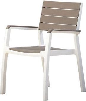 Keter Sillon Resina Con Brazos Blanco/capuchino Harmony - 228457