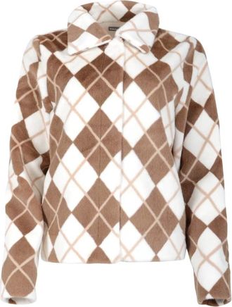 Maicazz Jas Bolano Fa 22.10.205 2207 Diamond PRT - Dames - Jassen - Beige - M - Jassen