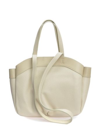 Anna Luchini Beige Rundleer Tas