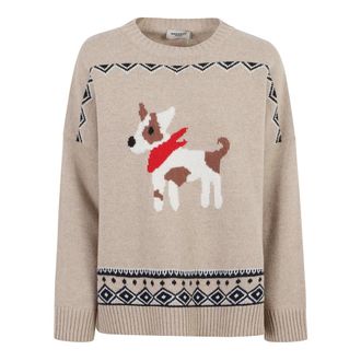 Max Mara Dames, Truien, Bruin, Maat: S Wol