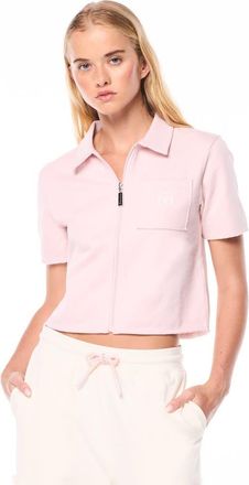 Sergio Tacchini Gianna Cabana Shirt in Barely There at Nordstrom, Size Xx-Large