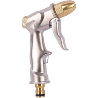 OEM Pistola De Manguera De Jard&iacute;n Met&aacute;lica, Pistola De Agua De Alta Presi&oacute;n, Pistola Rociadora Para Manguera De Jard&iacute;n De Alta Presi&oacute;n -crezuo