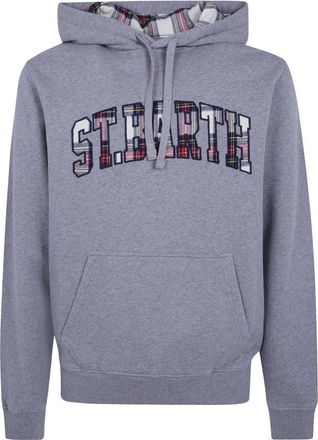 MC2 Saint Barth Tribeca Fleece Hoodie - Heren - Hoodies - Grijs - 2XL - Katoen - Hoodies & sweatvesten