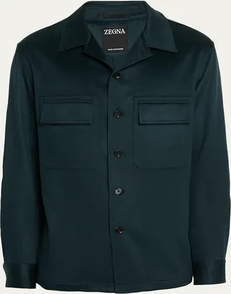 Ermenegildo Zegna Mens Oasi Cashmere Overshirt