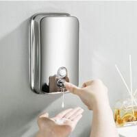 OEM Dispensador De Jab&oacute;n Mural De Acero Inoxidable De 500 Ml Con Protecci&oacute;n Abs - Dise&ntilde;o Pr&aacute;ctico Para Cocina Y Ba&ntilde;o - Crezuo