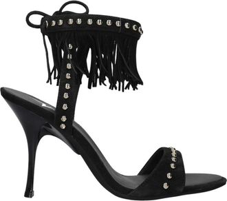 Marc Ellis 2601-830 Sandalen met Hoge Hak - Dames - Sandalen met hakken - Zwart - 37 EU - Leer - Schoenen
