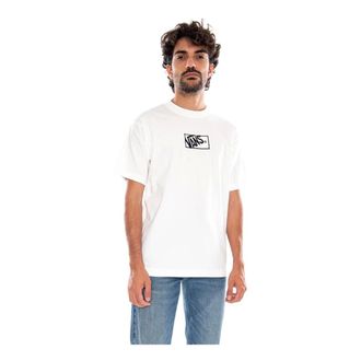Vans Blocked Box Loose SS - - Tops - Uomo - Bianco - M