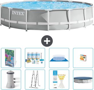 Intex Piscina Prism Frame Redonda - 457x107 Cm - 9-piezas S548