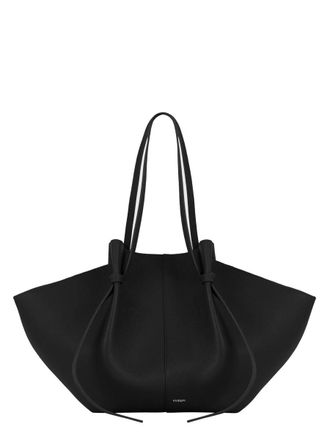 Yuzefi Sculptural Leather Tote Bag with Winged Silhouette