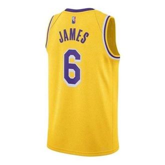 Nike x NBA LA Lakers Jerseys LeBron James 6 DB3576-731