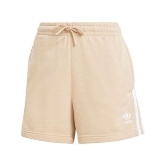 adidas (WMNS) adidas Adicolor 3-Stripes French Terry Shorts Beige White IY2159