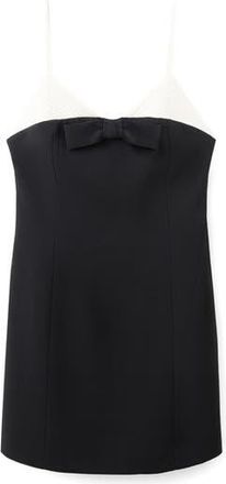 Mango Bowy Minidress in Black at Nordstrom Rack, Size 2