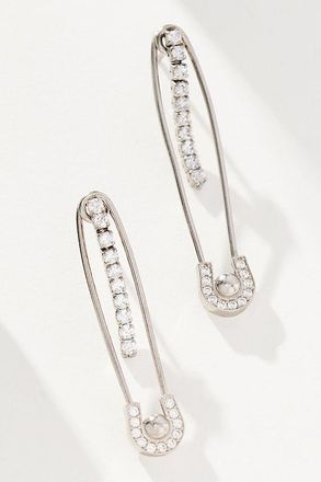 Maison Irem Safety Pin Atomic Earrings
