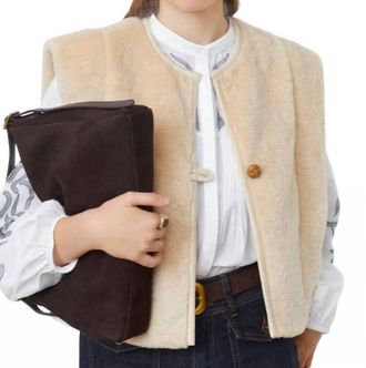 Suncoo Diego Vest In Beige