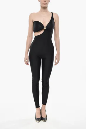 Saint Laurent Jumpsuit Monospalla con Cut-out Saint Laurent