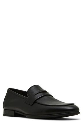 Steve Madden Boca Penny Loafer in Black at Nordstrom, Size 10.5