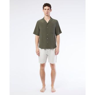 Onia Air Linen Pull-on Short 6 in Stone at Nordstrom, Size Xx-Large