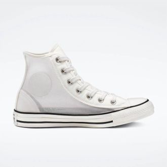 Converse Womens Chuck Taylor All Star See Thru High Sneakers In White