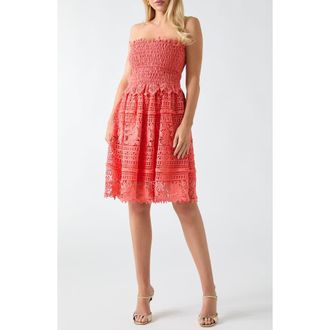 Marciano Malene Strapless Dress in Medium Pink at Nordstrom, Size 12 Us