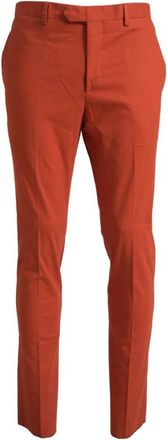 Bencivenga Suit Broeken - Heren - Nette broeken - Oranje - S - Katoen - Broeken