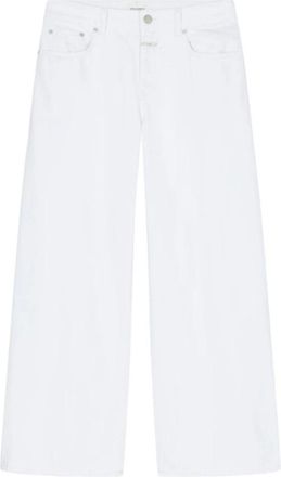 Closed Jeans, Dames, Wit, W24 L32, Katoen, Jayla Wide Jeans