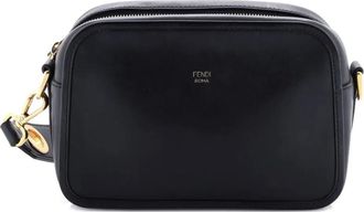 Fendi F is Fendi Camera Bag Leather Small crossbody bag - Zwart