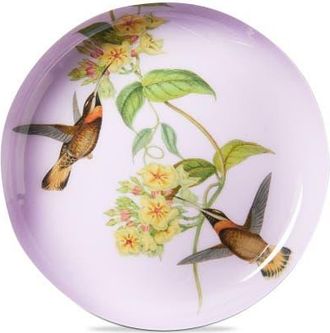 Tag Vintage Hummingbirds Metal Trinket Dish Purple Multi Iron Everyday at Nordstrom