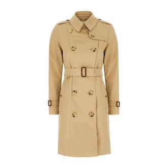 Burberry Trench Coats, female, Beige, XS, Mid-length Chelsea Heritage Trench Coat