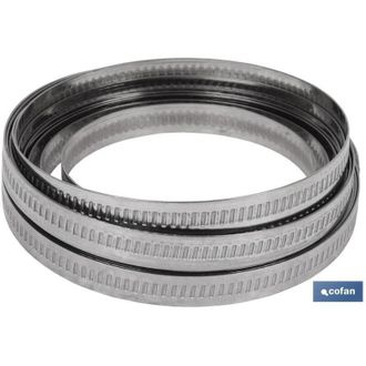 cofan Abrazadera Continua Inox Para Cortar En 30 Mts (9 Mm), Abrazaderas Continuas Inox Para Cortar Con Longitud Total De 30 Metros. Esta Referencia No Cont