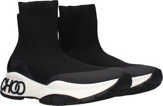 Jimmy Choo London Mens Black Fabric Ankle Boots