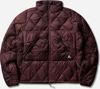 Roa Nuna 800 Fill Power Hooded Down Jacket Burgundy