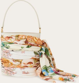 Ferragamo Women Mini bucket bag with foulard Multicolor