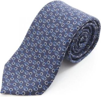 Gucci Pre-owned Accessories, male, Blue, Size: ONE SIZE Pre-owned Cravat