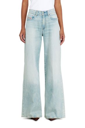 Diesel Flare Jeans Regular Waist 1978 D-Akemi - Jeans - Woman - Blue