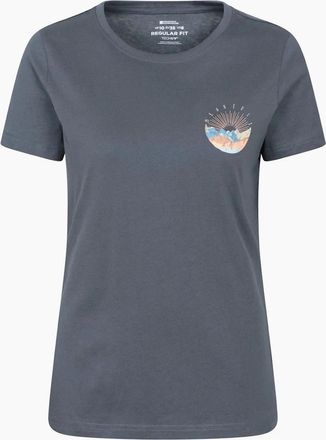 Mountain Warehouse Womens Mountain Warehouse Womens/Ladies Ben Nevis Organic T-Shirt - Navy - Size: 10