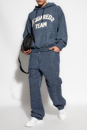 Dsquared2 Sweatshirt With Logo, Mens, Blue