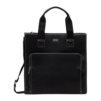 Guess Tassen, Heren, Zwart, ONE Size, Leer, Boston Tote