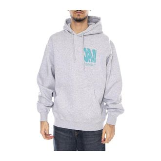 Edwin Hoodie - Heren - Hoodies - Grijs - XL - Leer - Hoodies & sweatvesten