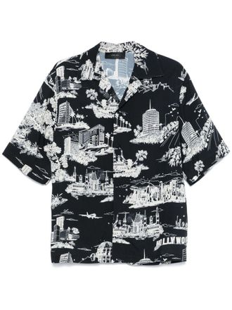 Amiri LA Landmark T-shirt - Zwart