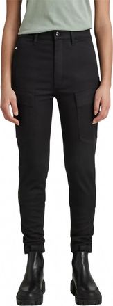 G-Star WomenS Kafey Cargo Ultra-High Skinny Jeans In Black