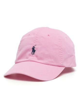 Polo Ralph Lauren logo-embroidered baseball cap - men - Cotton - One Size - Pink