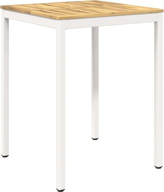 vidaXL Mesa De Bar Para Jard&iacute;n Blanco 80 X 80,5 X 105 Cm Vidaxl