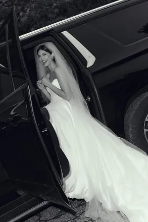 BHLDN Clean Chapel Veil