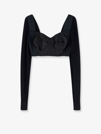Dolce & Gabbana Top in raso - DOLCE & GABBANA - gender_Woman